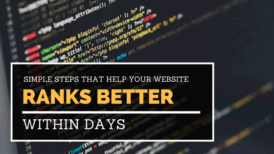 5 Simple Steps to Rank better