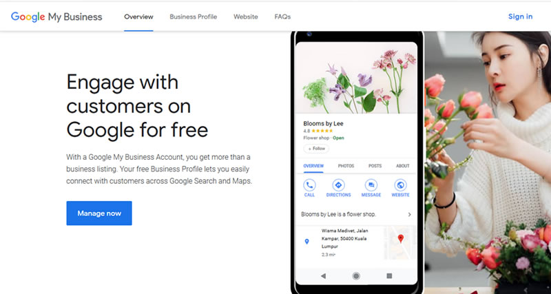 Google My Business registration